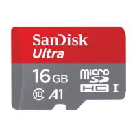 SanDisk Ultra Android microSDHC 16GB + SD Adapter + Memory Zone App 98MB/s A1 Class 10 UHS-I
