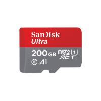 SanDisk Ultra microSDXC, 200GB, U1, C10, A1, UHS-1, 100MB/s