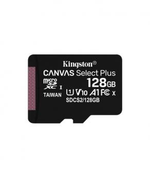 Kingston 128GB microSDXC Canvas Select Plus 100R A1 C10 Card + Adapter