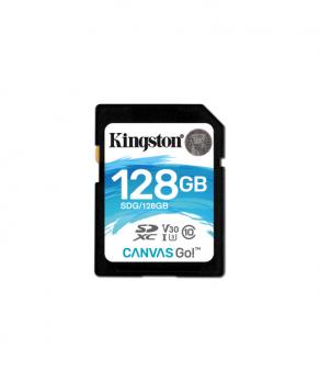 Kingston 128GB SDXC Canvas Go 90R/45W CL10 U3 V30