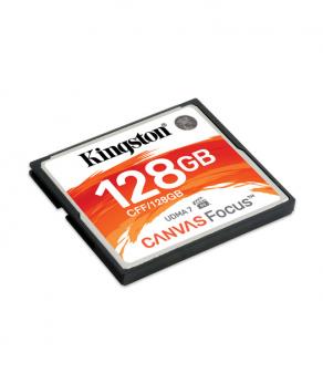 Kingston 128GB CompactFlash Canvas Focus 150R/130W UDMA7 VPG-65