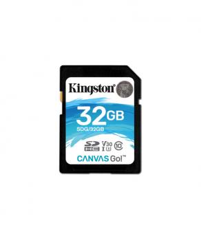 Kingston 32GB SDHC Canvas Go 90R/45W CL10 U3 V30
