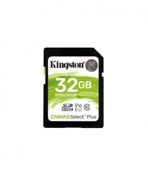 Kingston 32GB SDHC Canvas Select Plus 100R C10 UHS-I U1 V10