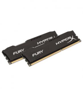 Kingston HyperX FURY Memory Black - 16GB Kit* (2x8GB) - DDR3 1600Mhz