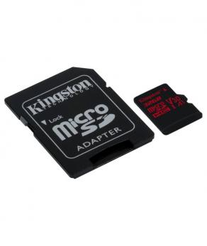 Kingston32GB  microSDHC Canvas React  100R/70W U3 UHS-I V30 A1 + SD Adapter