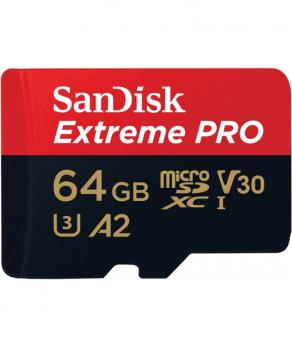 SanDisk Extreme Pro microSDXC 64GB + SD Adapter
