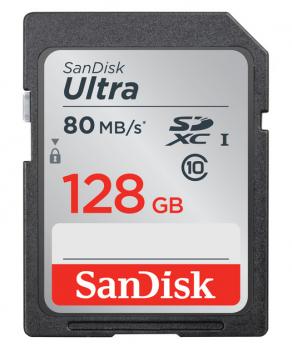 SanDisk Ultra SDXC 128GB 80MB/s Class 10 UHS-I