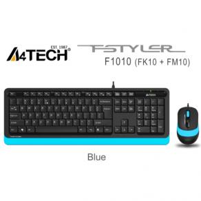 A4 Tech F1010 MM Klavye Mouse Set Turuncu USB