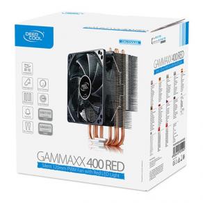 Deep Cool Gammaxx 400 Red V2 120mm CPU Fan