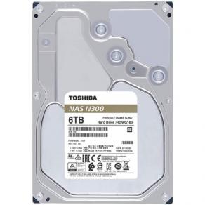 Toshiba 3,5 N300 6TB 128MB 7200RPM HDWG160UZSVA